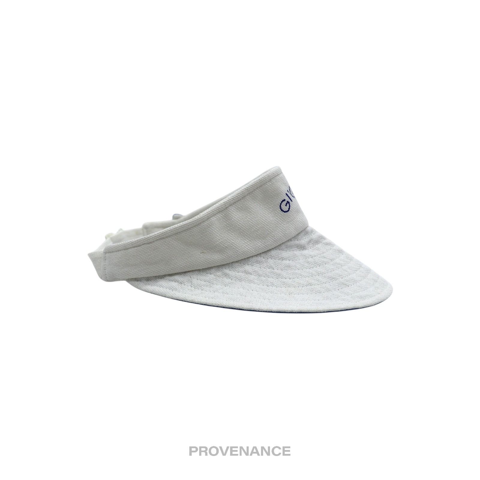 Givenchy 🔴 Givenchy Play Logo Embroidered Visor - White/Blue Size ONE SIZE - 5 Thumbnail