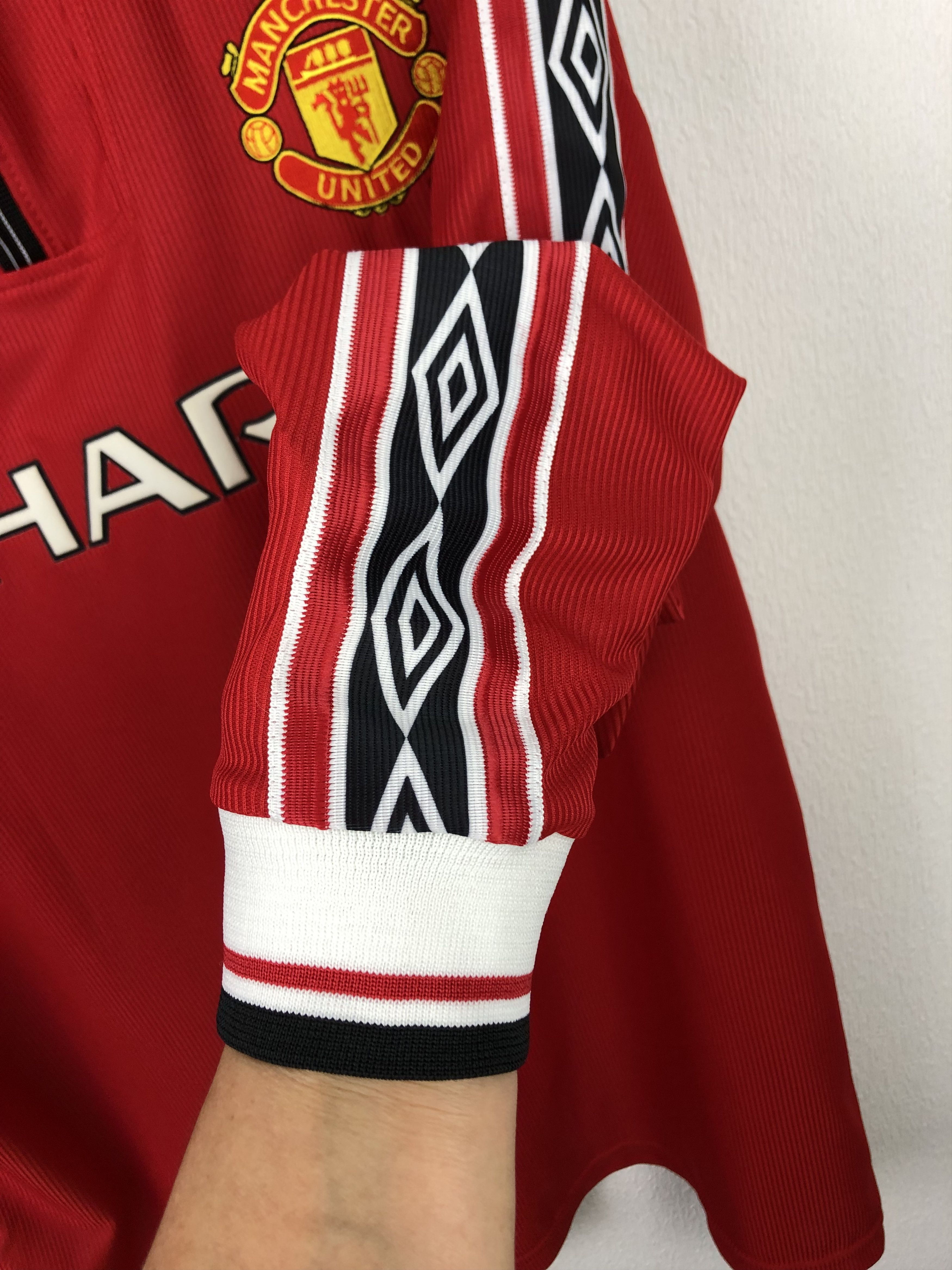 Vintage Manchester United football shirt Soccer Long Sleeve Jersey Size US XL / EU 56 / 4 - 6 Thumbnail