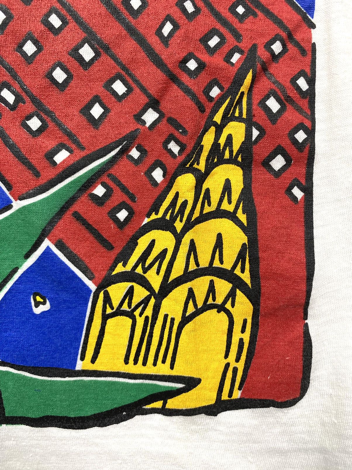 Vintage Rare! Vintage 1990’s New York Art T Shirt Hype Size US M / EU 48-50 / 2 - 6 Thumbnail