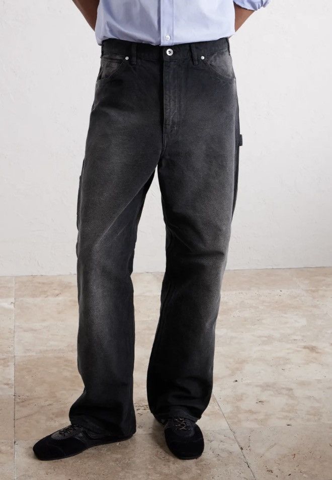 Auralee AURALEE Painter Pants Faded Black 5 Size US 34 / EU 50 - 4 Thumbnail