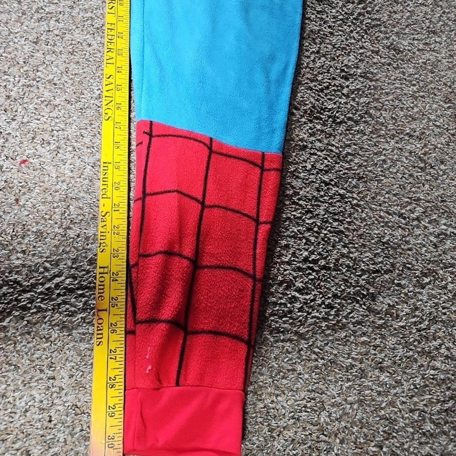 Marvel Comics Marvel Spider-Man Superhero Kids Hooded Pajamas Suit L 12-14 Size ONE SIZE - 7 Thumbnail