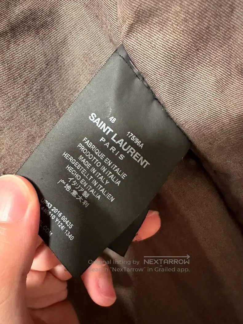 Saint Laurent Paris Saint Laurent Paris Military Green Jacket Size US M / EU 48-50 / 2 - 4 Thumbnail