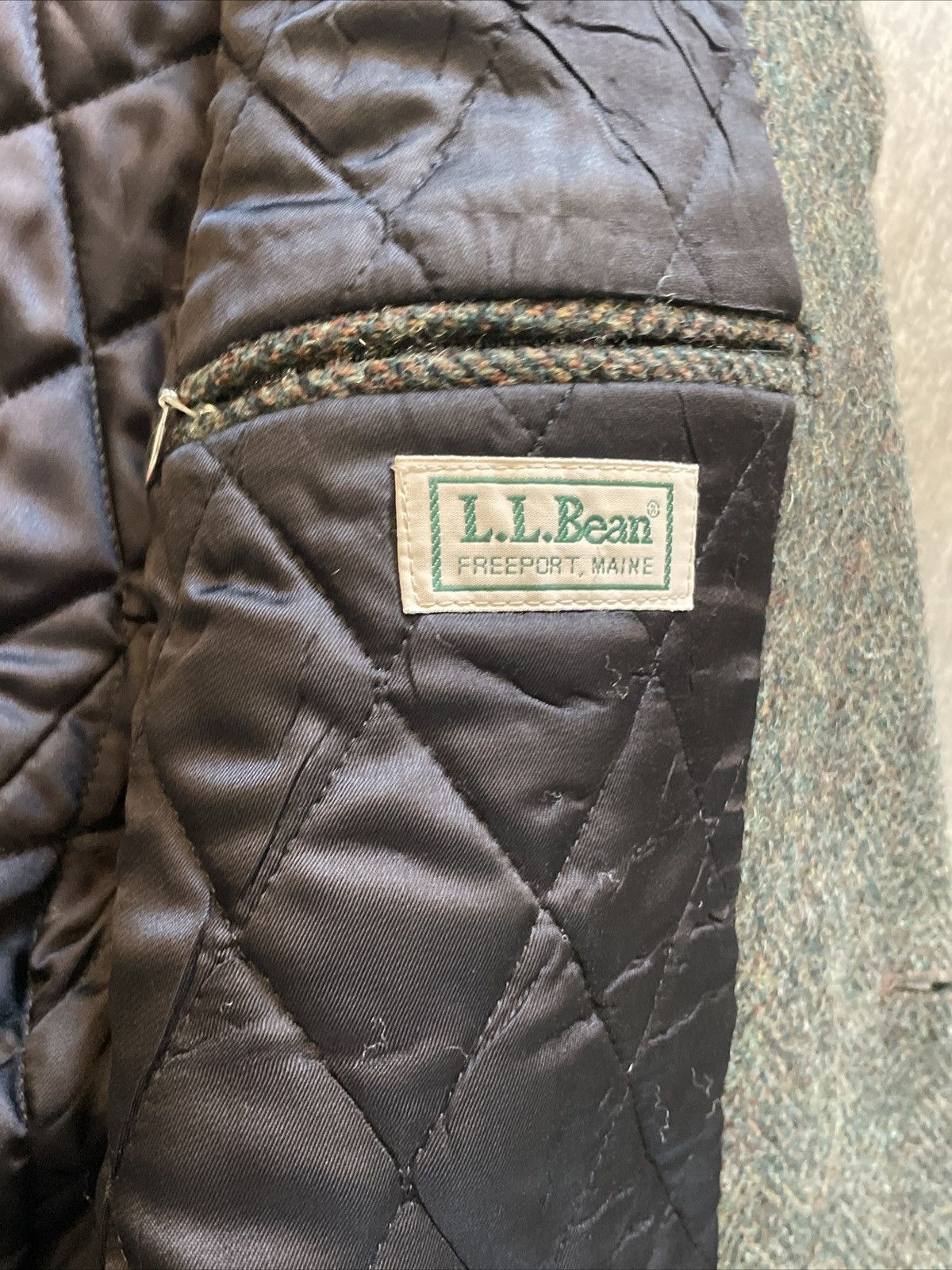 L.L. Bean LL Bean Thinsulate Lined 3 Button Blazer Jacket Medium Size 40R - 5 Thumbnail