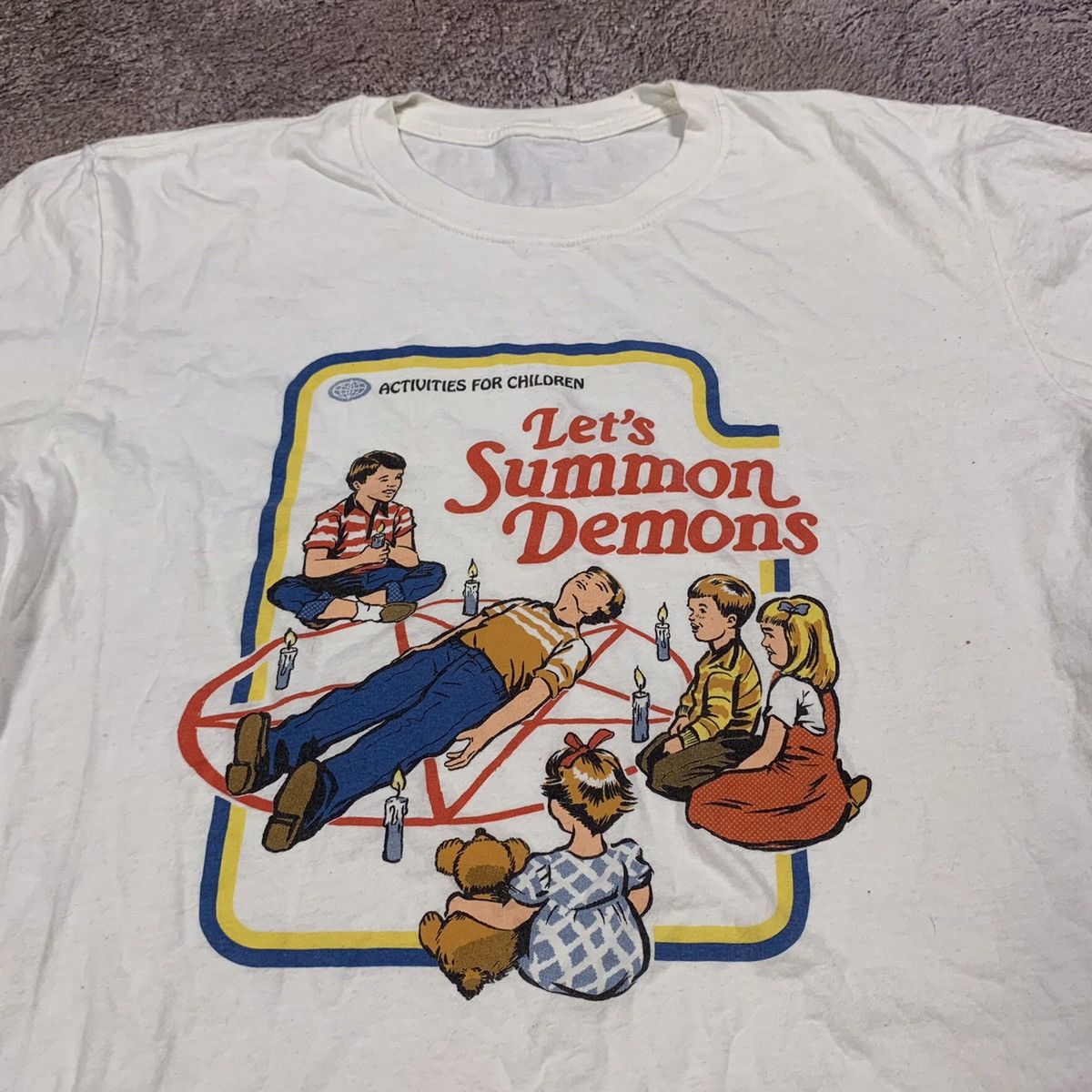Vintage Vintage 90s Summon Demons Graphic Tee Y2K Humor Streetwear M Size US M / EU 48-50 / 2 - 3 Thumbnail