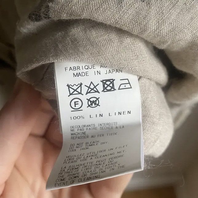 Yohji Yamamoto SS18 Pour Homme Jacket Linen Jacket Size US S / EU 44-46 / 1 - 4 Thumbnail