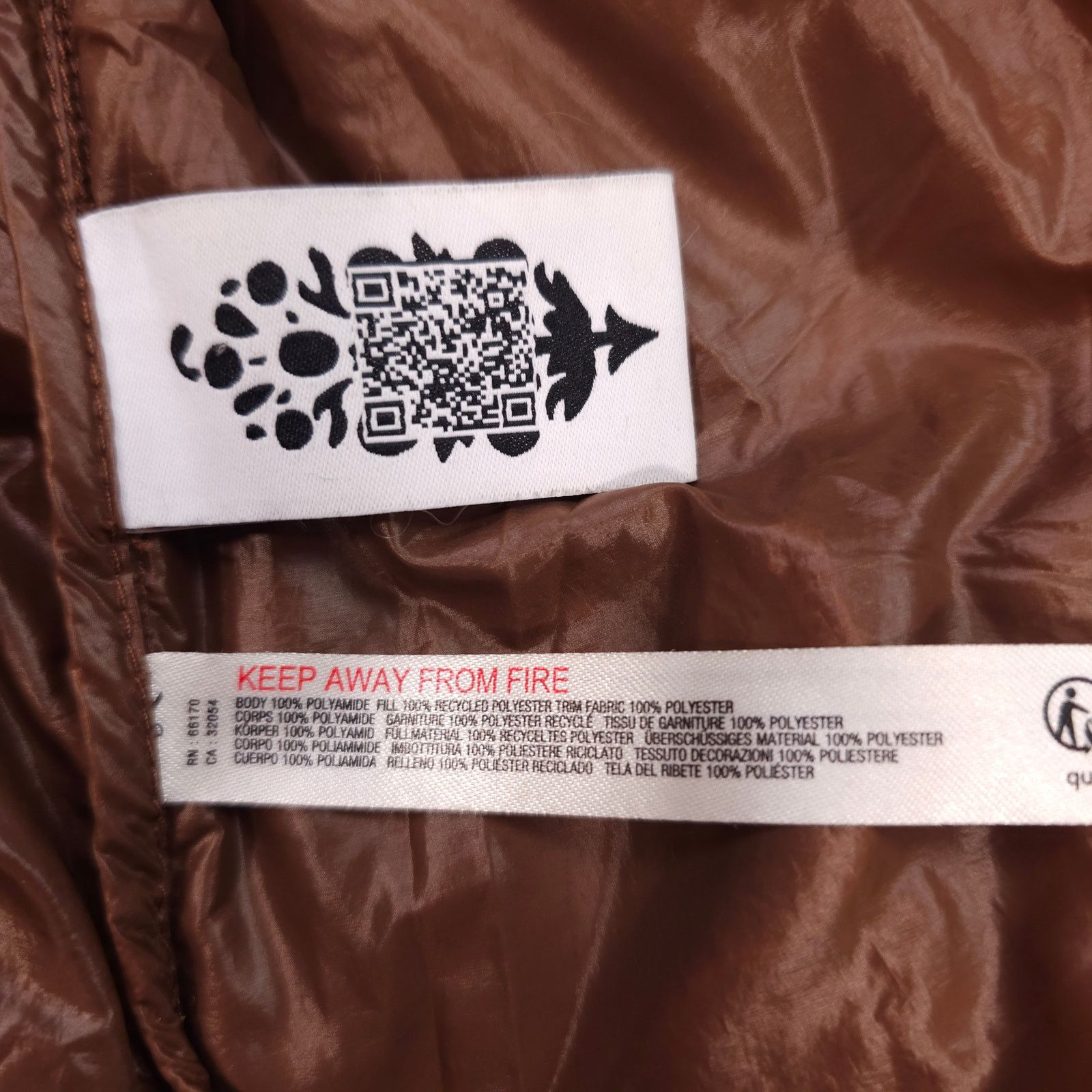 Free People FP Movement Patricia Packable Poncho Puffer Brown Sz Small Size S / US 4 / IT 40 - 9 Thumbnail
