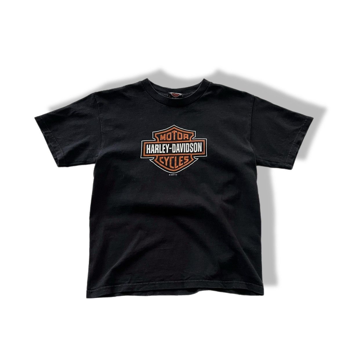 Harley Davidson Vintage Harley Davidson 2000 Usa Solid T-Shirt Men's Black Size US S / EU 44-46 / 1 - 1 Thumbnail