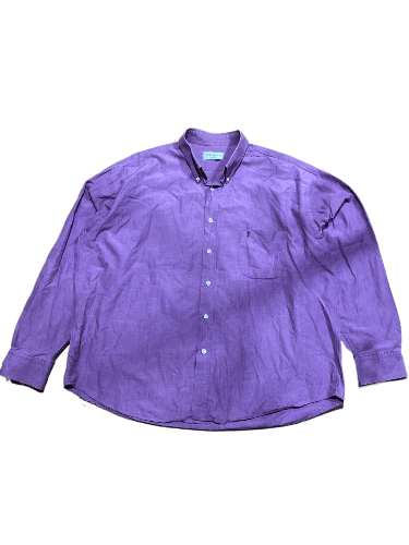 Yves Saint Laurent Vintage Yves Saint Laurent 100% Cotton Button Up Shirt Size US XL / EU 56 / 4 - 1 Thumbnail