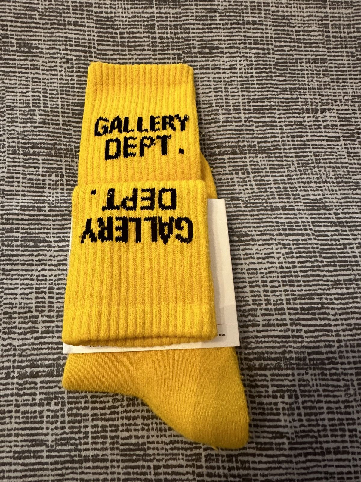 Gallery Dept. Gallery Dept Yellow Socks M/L Size ONE SIZE - 2 Thumbnail