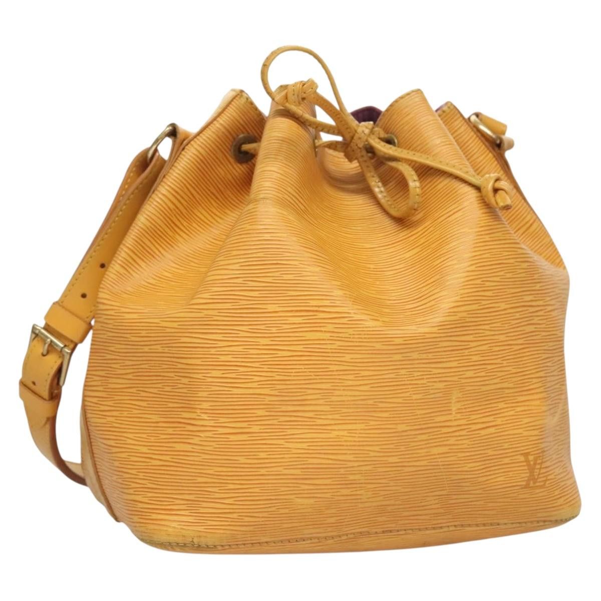 LOUIS VUITTON Epi Petit Noe Shoulder Bag Yellow M44109