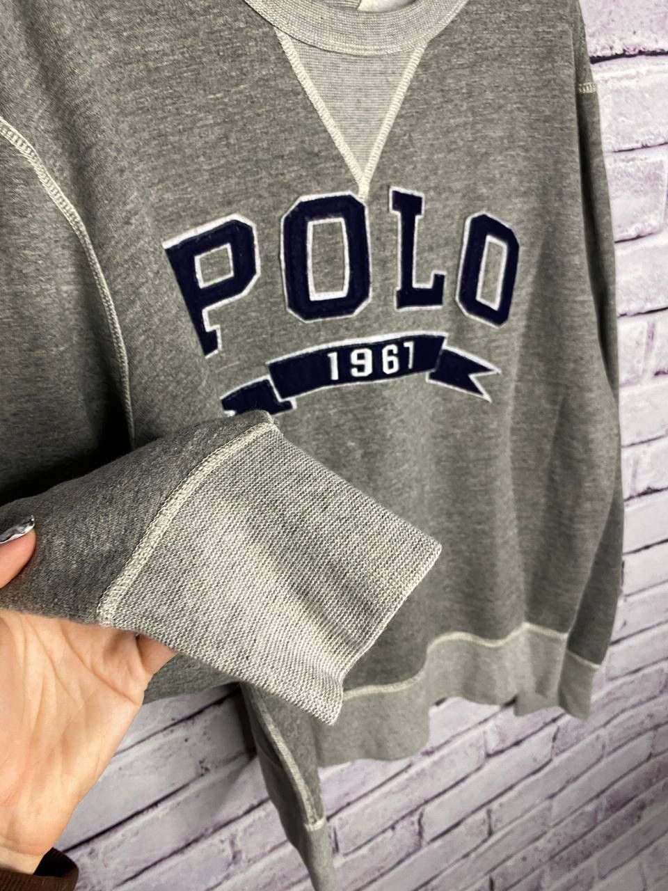 Polo Ralph Lauren Men's Polo Ralph Lauren Big Spell Out Logo Sweatshirt Size US L / EU 52-54 / 3 - 5 Thumbnail