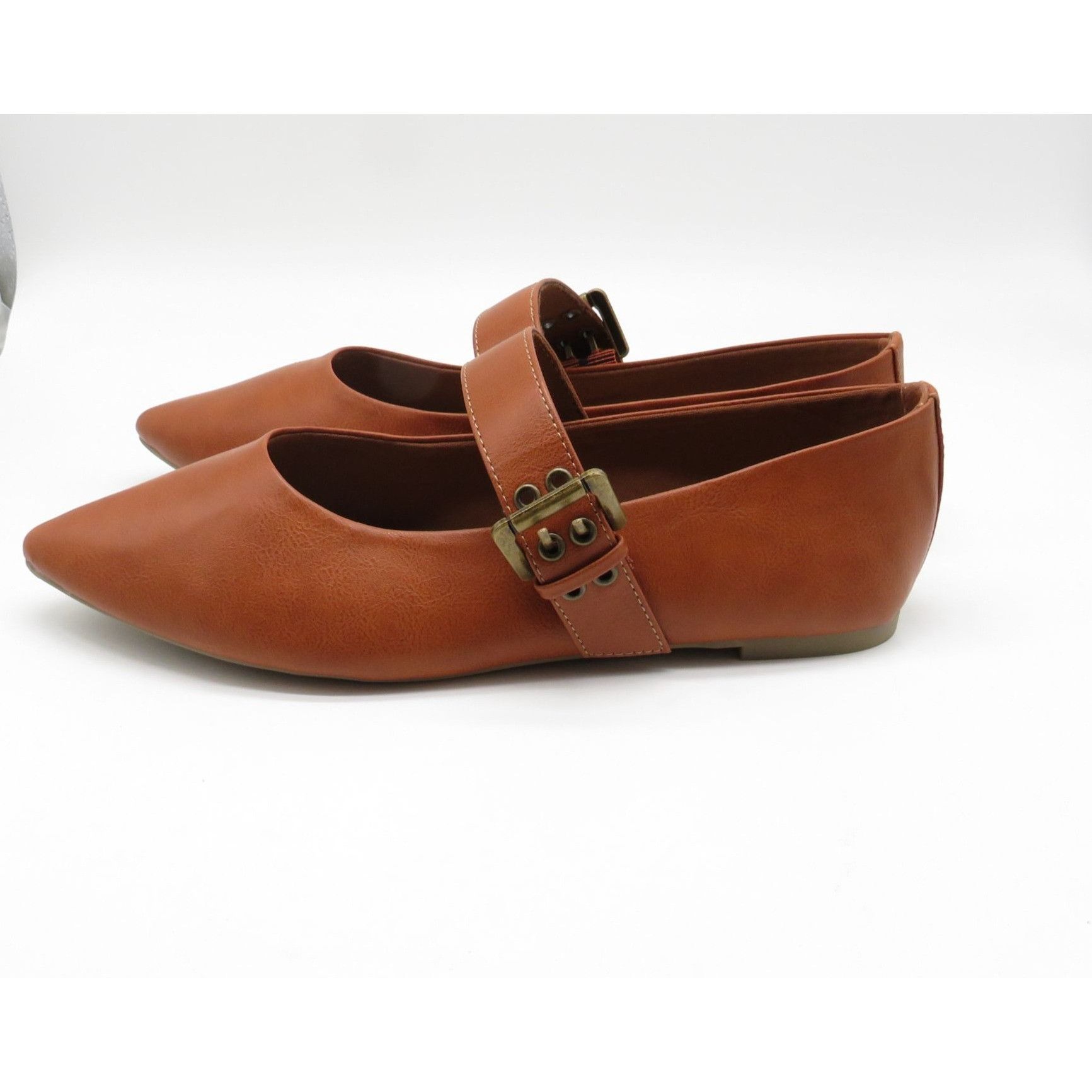Seychelles BC By Seychelles Spinning Around Chestnut Flats Buckle Strap Size US 11 / IT 41 - 6 Thumbnail