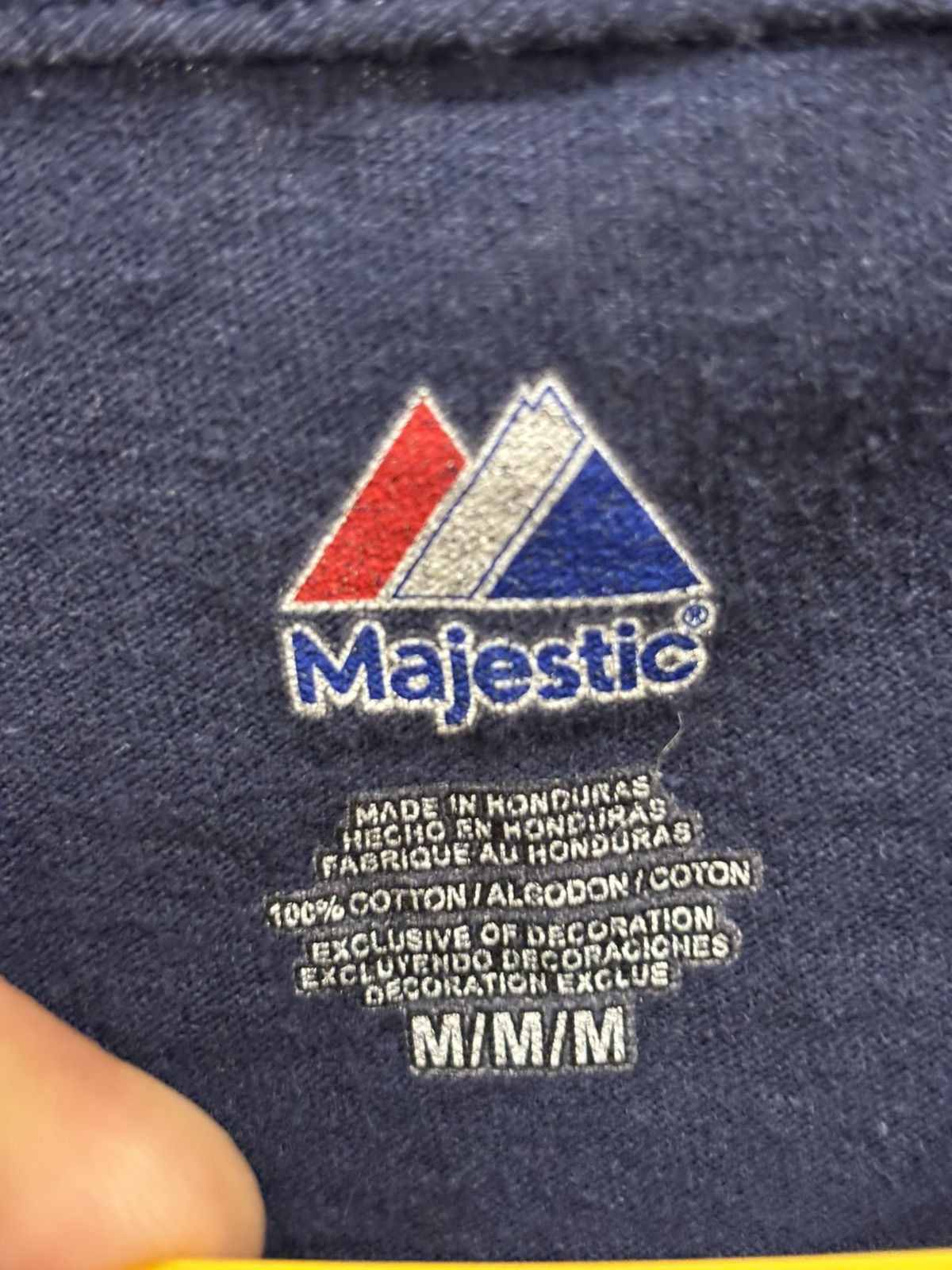Majestic Vintage Majestic White Sox Large Batterman Logo Blue Shirt M Size US M / EU 48-50 / 2 - 9 Thumbnail