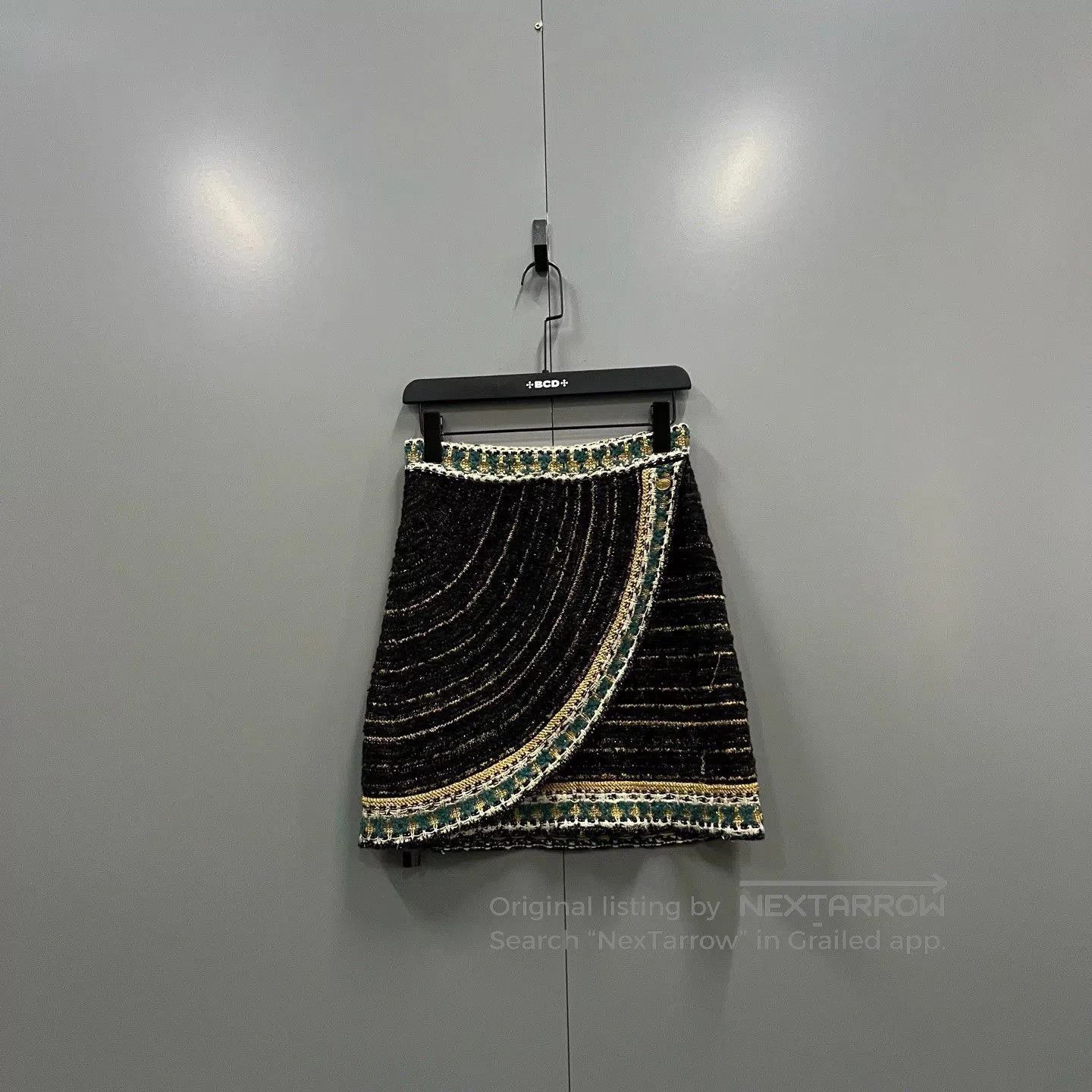 Chanel chanel 19a egyptian collection knitted skirt. Size 35" - 1 Thumbnail