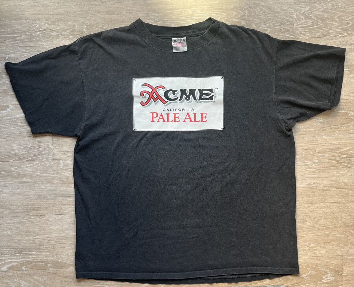 Vintage Vintage 90s Acme Beer Fader Tee Size US XL / EU 56 / 4 - 1 Thumbnail
