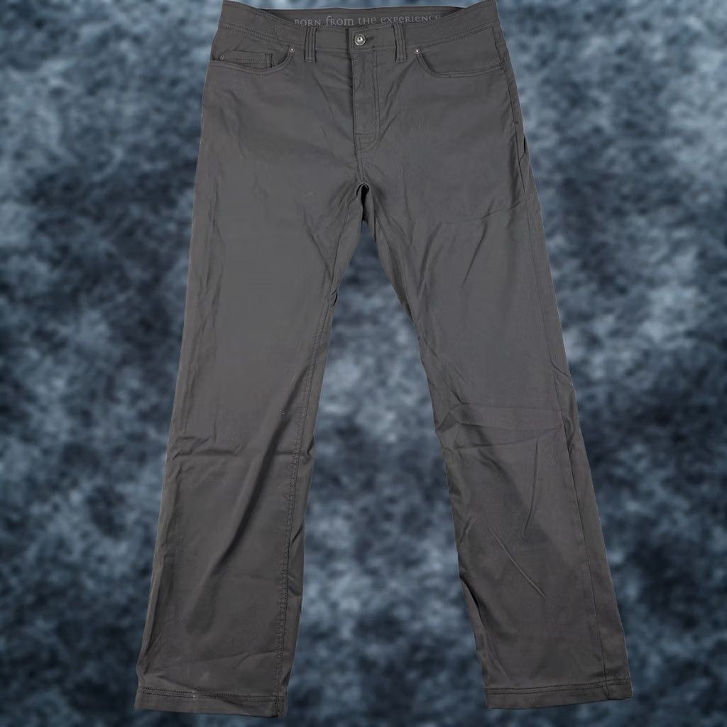 Prana prAna Pants Mens 36 Gray Brion Slim Hiking Stretch 36x32 Grey Trail Outdoors Fishing Size US 36 / EU 52 - 1 Thumbnail