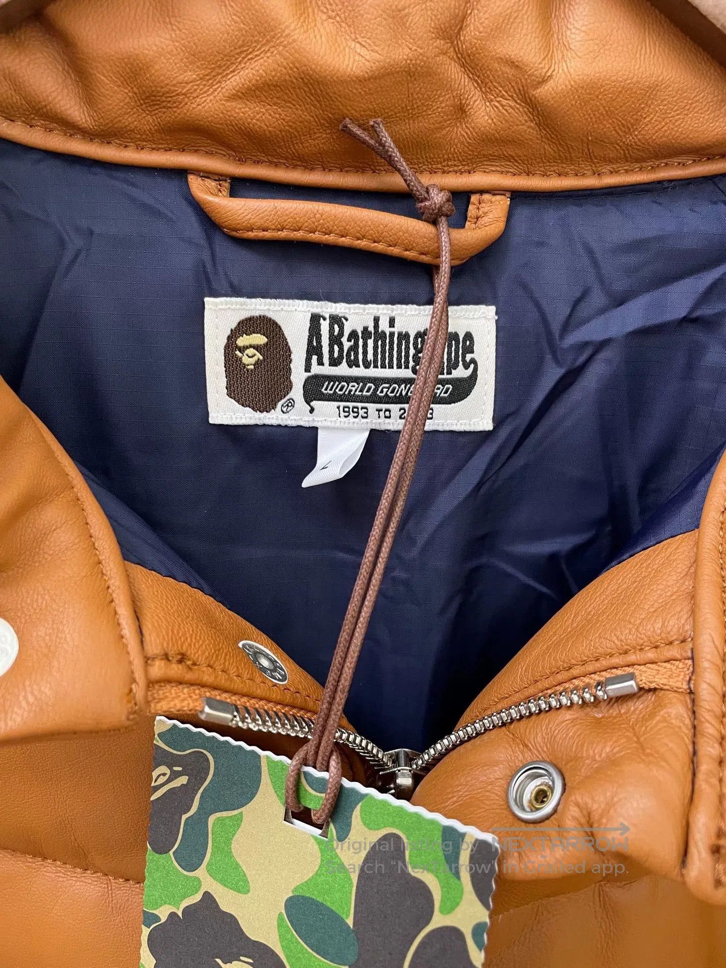 Bape A Bathing Ape Sheepskin Down Jacket. Size US L / EU 52-54 / 3 - 3 Thumbnail