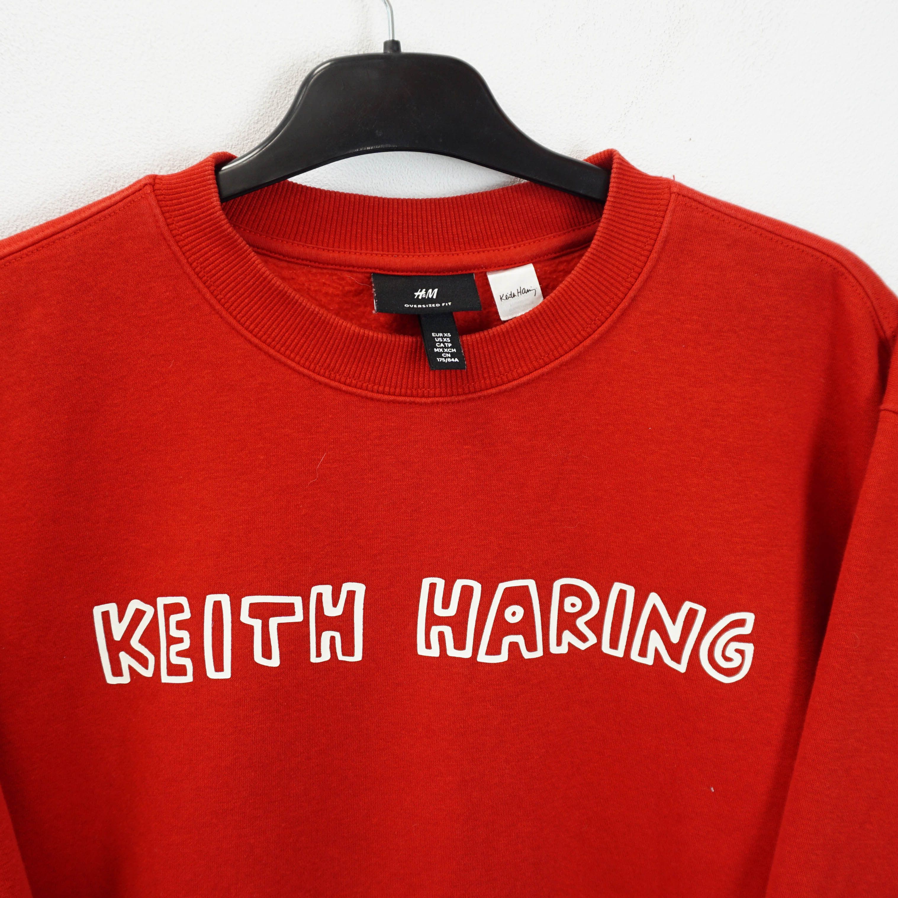 H&M × Keith Haring Graphic Oversized Sweatshirt Size US XS / EU 42 / 0 - 3 Thumbnail