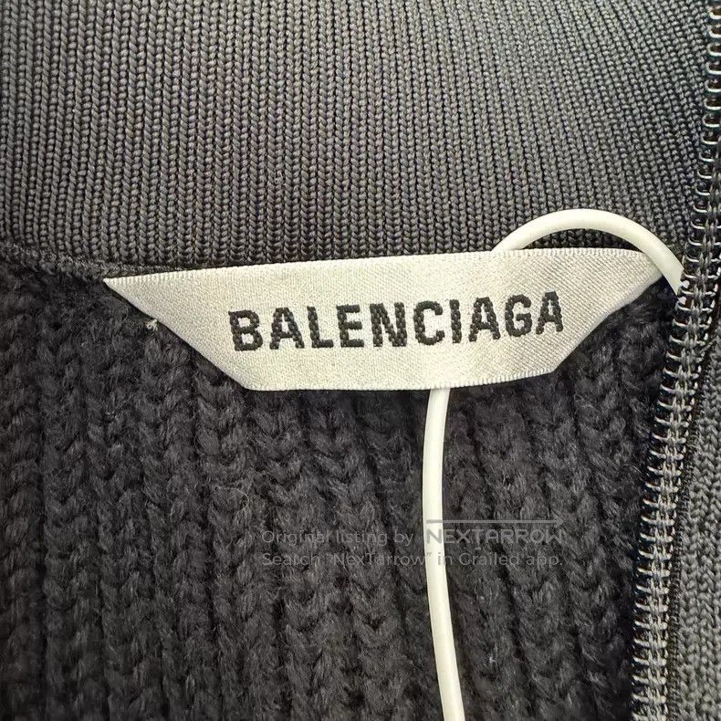 Balenciaga Balenciaga Black Mock Neck Knit Sweater Size US XS / EU 42 / 0 - 3 Thumbnail