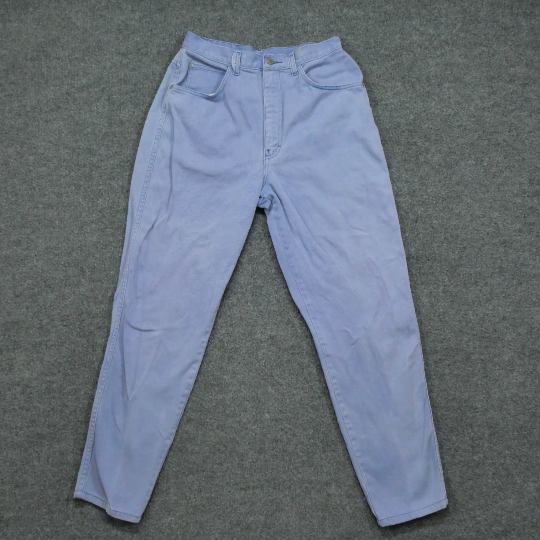 Vintage VINTAGE Gitano Jeans Womens 12 28x29 Purple High Rise Western Pants 80s Flared Denim Cotton Slim 80s Womens Jeans Boys Girls Mens Size 34" / US 12 / IT 48 - 2 Thumbnail