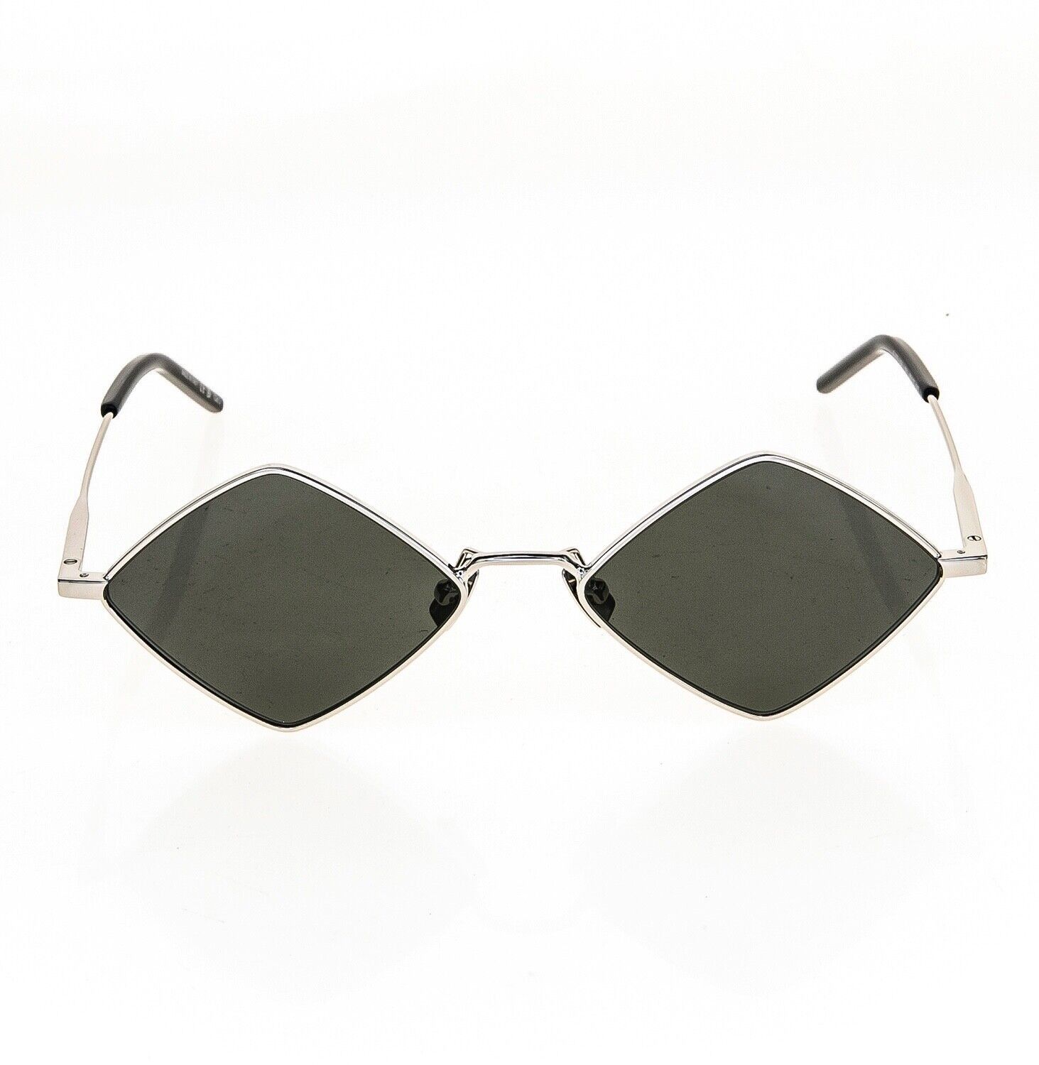 SAINT LAURENT LISA YSL SL302 001 Silver Black Sunglasses 302