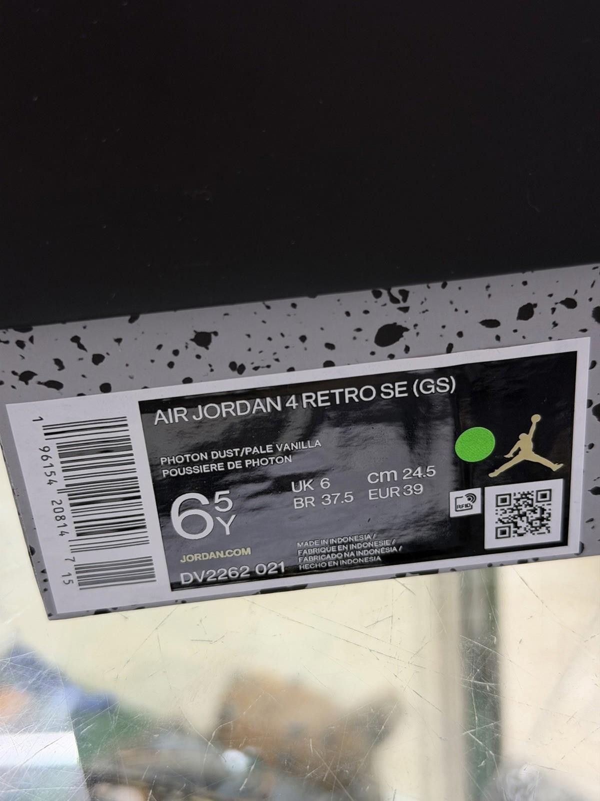 Jordan Brand Air Jordan 4 Retro SE Craft Photon Dust (GS) 6.5Y Size US 6.5 / EU 39-40 - 12 Thumbnail