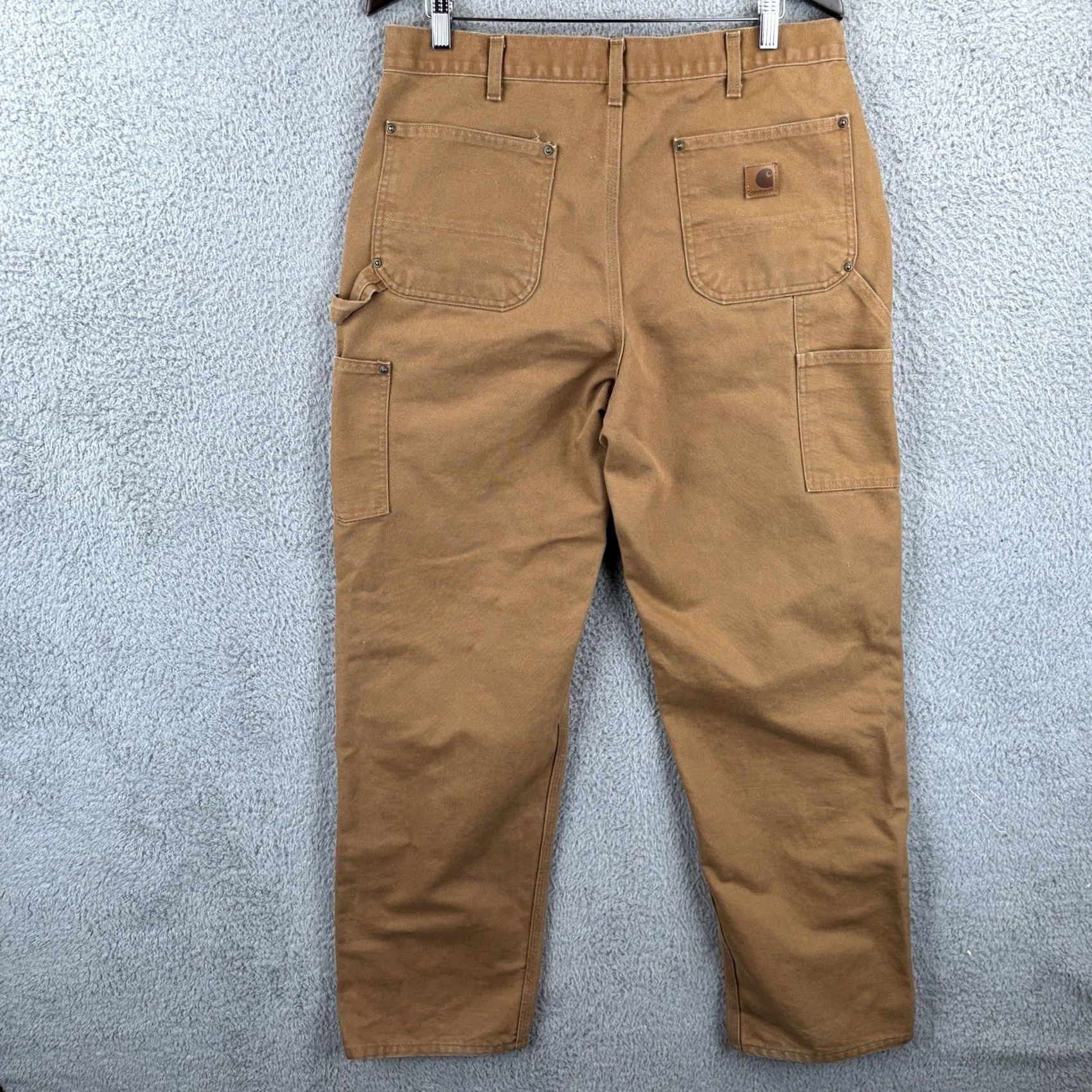 Carhartt VINTAGE Carhartt Pants Carpenter Men Brown Duck Canvas 34x34 34 Inseam Relaxed Straight 34x34 Mens Size US 34 / EU 50 - 4 Thumbnail