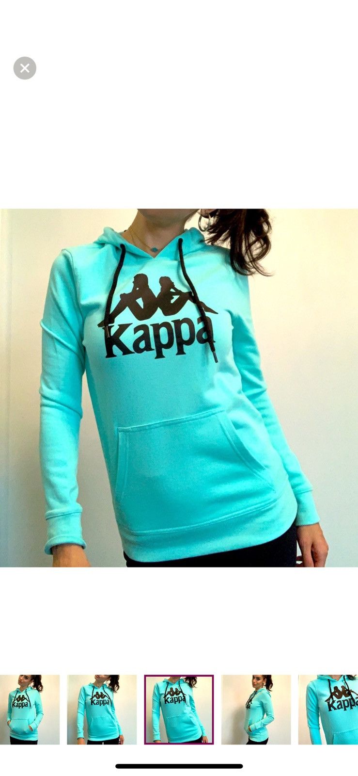 Kappa KAPPA TURQOISE SWEATER Size XS / US 0-2 / IT 36-38 - 5 Thumbnail