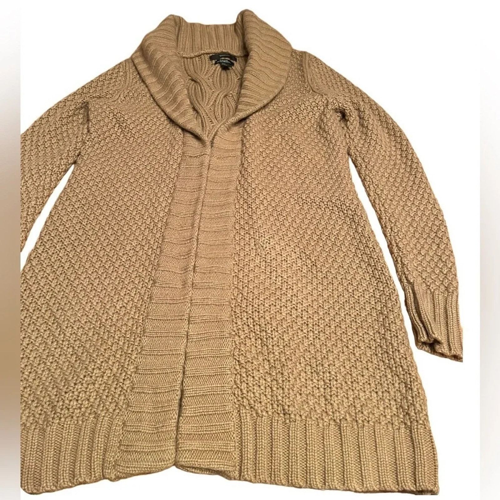 Elie Tahari Tahari pure luxe open front knit cardigan, size Medium. Size M / US 6-8 / IT 42-44 - 1 Thumbnail