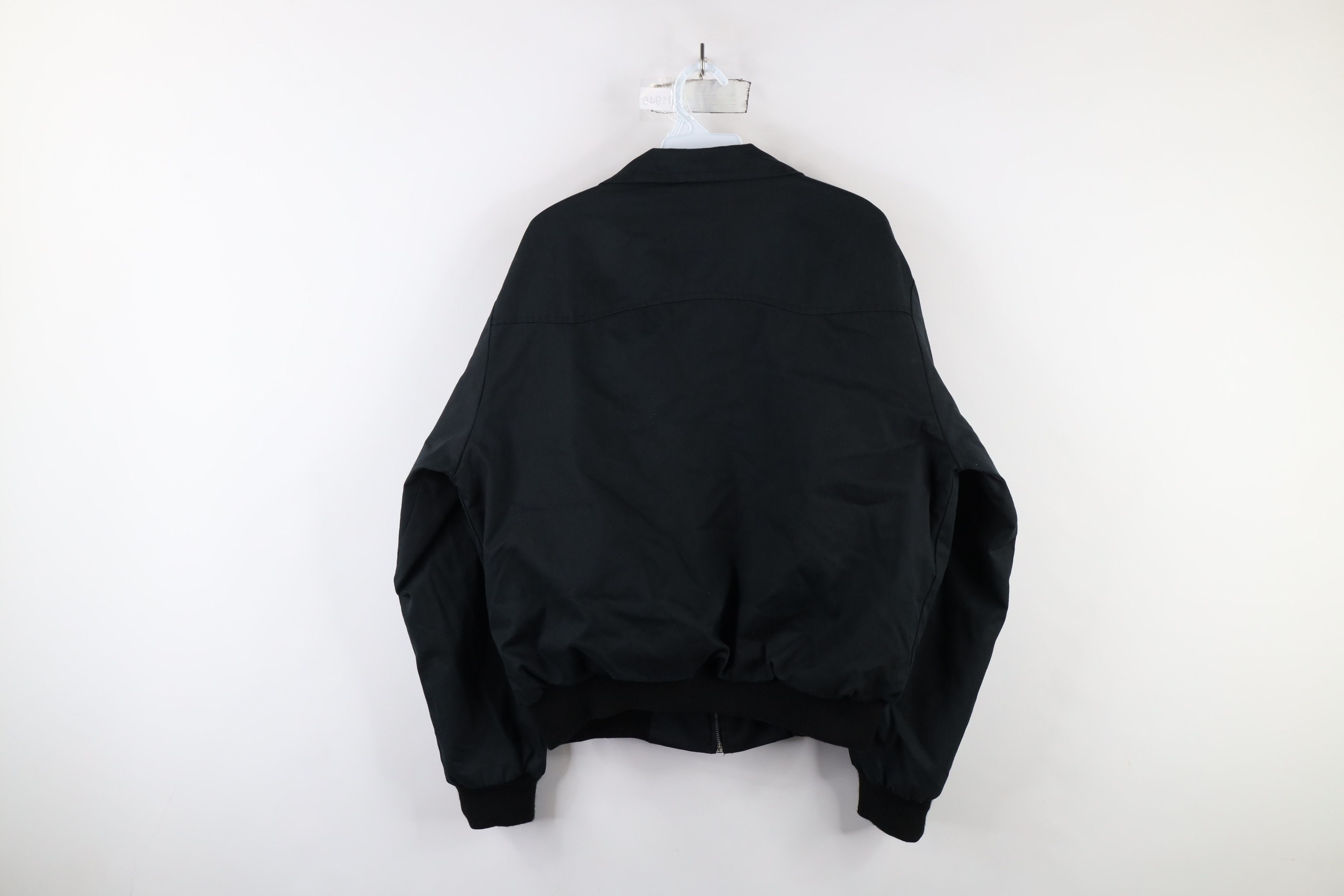 Vintage Vintage 90s Streetwear Lined Cafe Racer Bomber Jacket Black Size US M / EU 48-50 / 2 - 14 Thumbnail