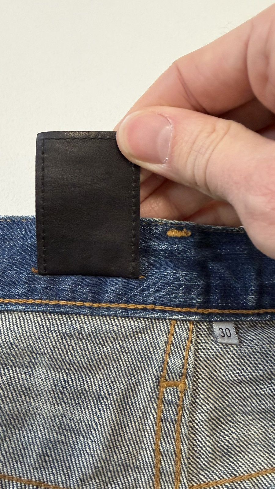 Dior S/S 03 21cm Blue MIJ Clawmark Jeans Size US 30 / EU 46 - 7 Thumbnail