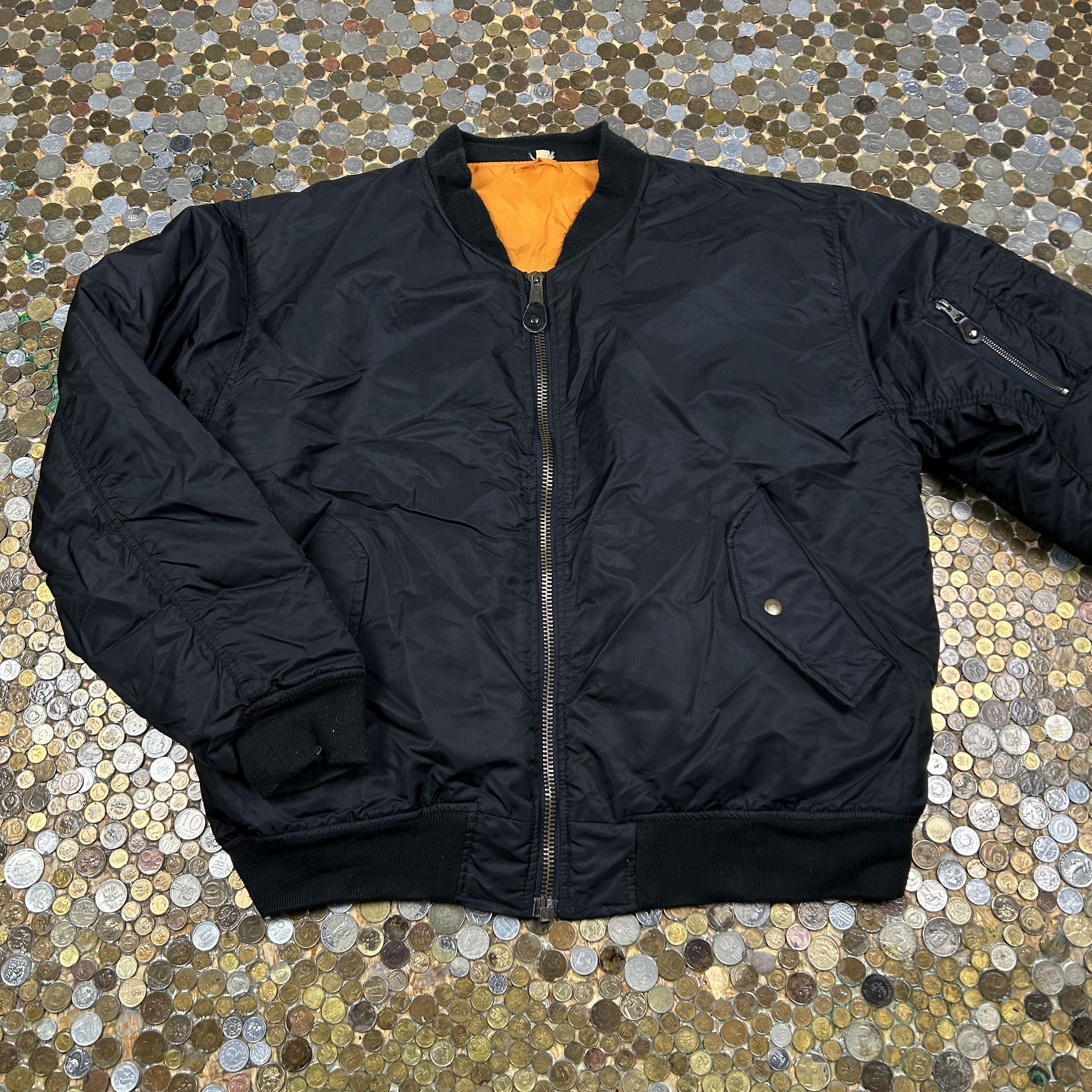 Vintage Vintage Bomber Jacket double side 90's Size US XL / EU 56 / 4 - 1 Thumbnail