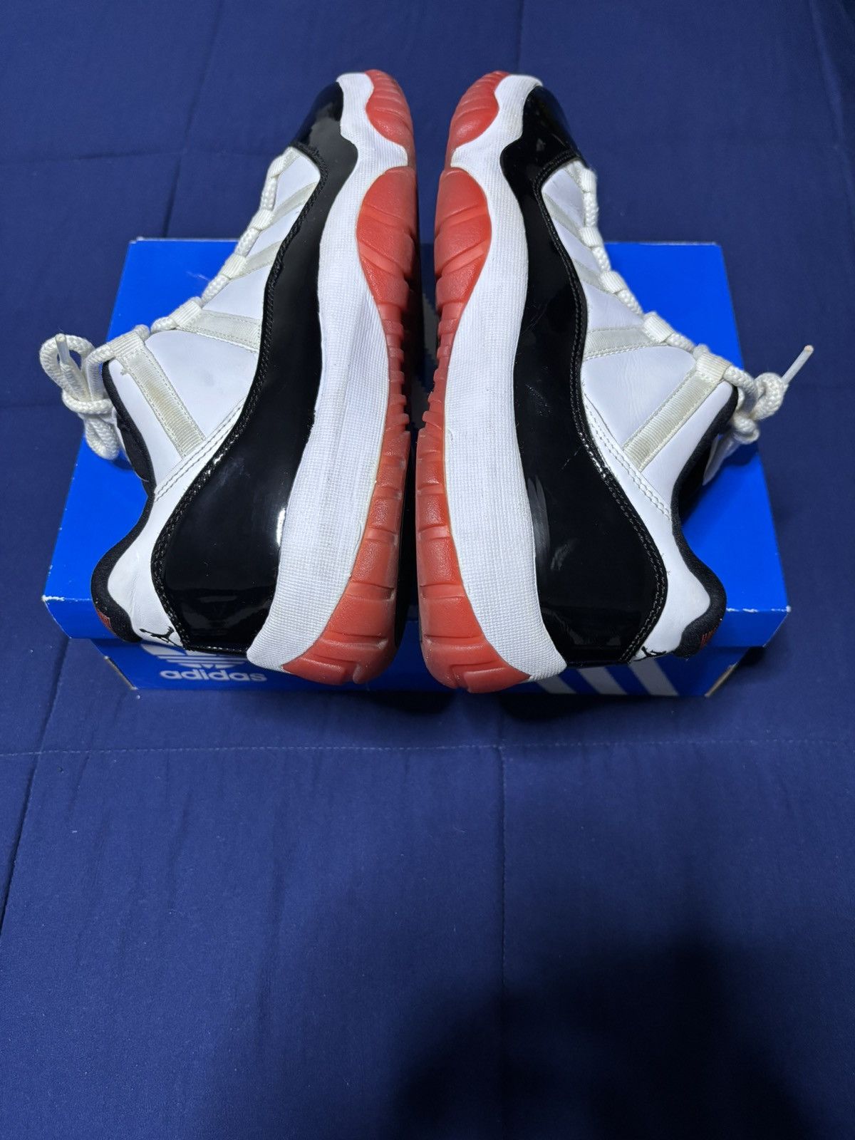 Jordan Brand Jordan 11 Retro Low Concord Bred 2020 Size 12 Size US 12 / EU 45 - 2 Thumbnail