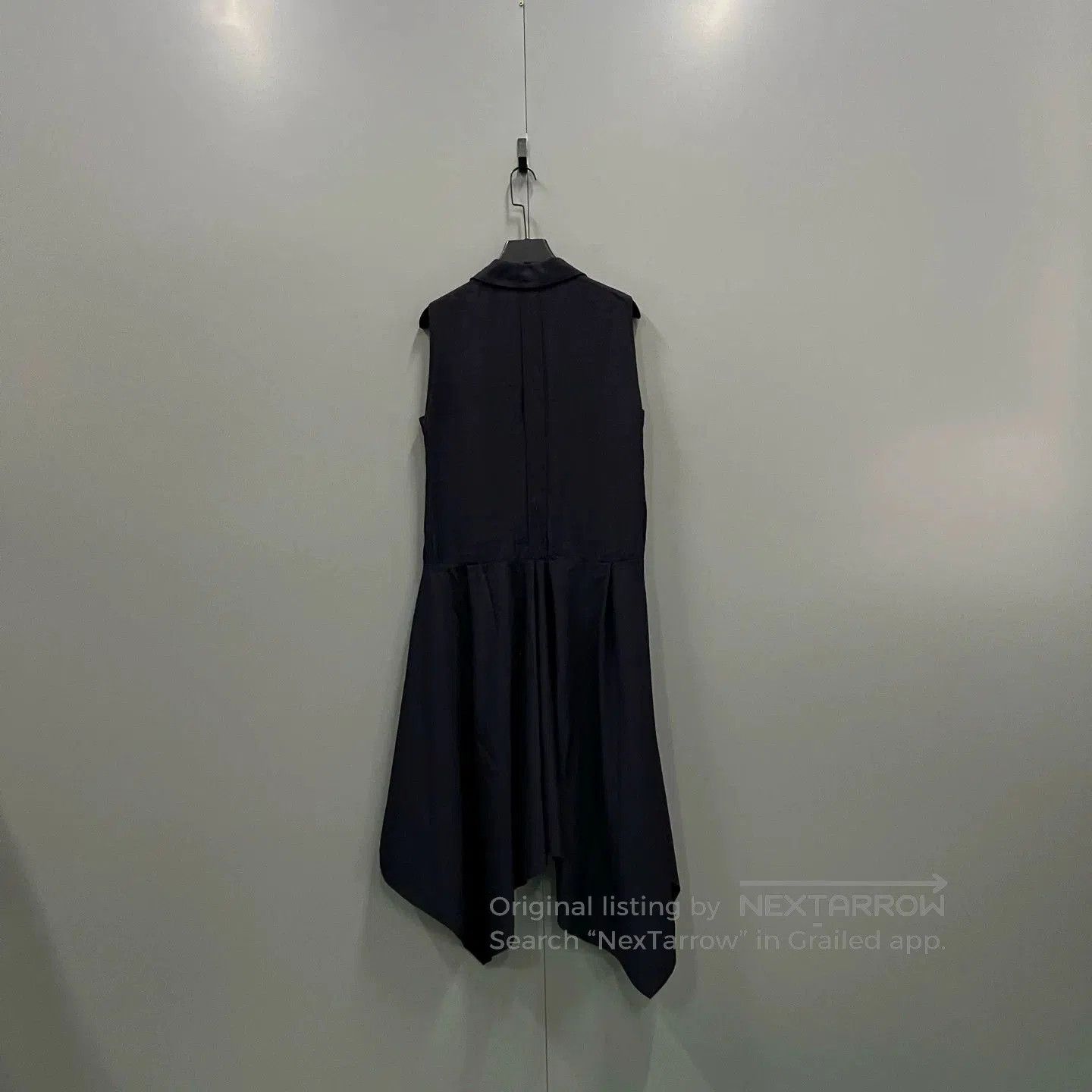 DOROTHEE SCHUMACHER DOROTHEE SCHUMACHER Black Collar Short-Sleeve Dress. Size L / US 10 / IT 46 - 2 Thumbnail