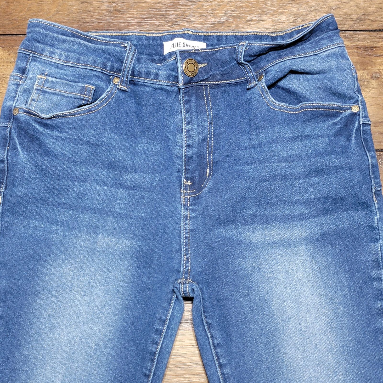 Other Blue Savvy Denim Flare Leg Jeans - Size 11/30 - Excellent! Size 29" - 2 Thumbnail