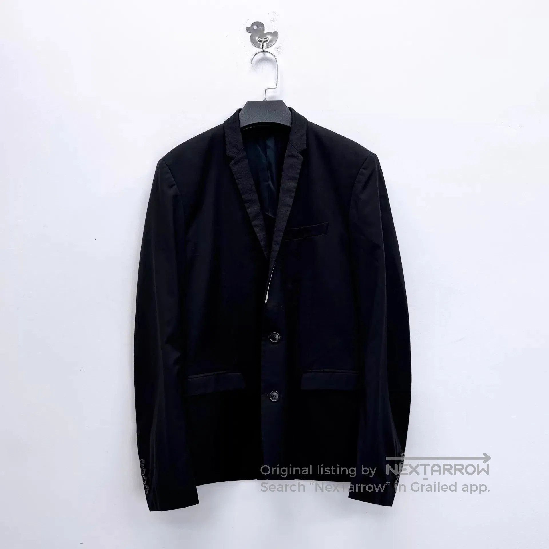 Dior Black Single-Breasted Blazer with Front Pockets. Size US M / EU 48-50 / 2 - 1 Thumbnail