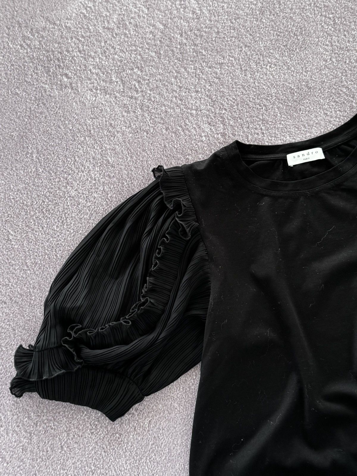 Sandro Sandro Luxury Y2K 00s Aesthetic T-Shirt Blouse Size M / US 6-8 / IT 42-44 - 4 Thumbnail