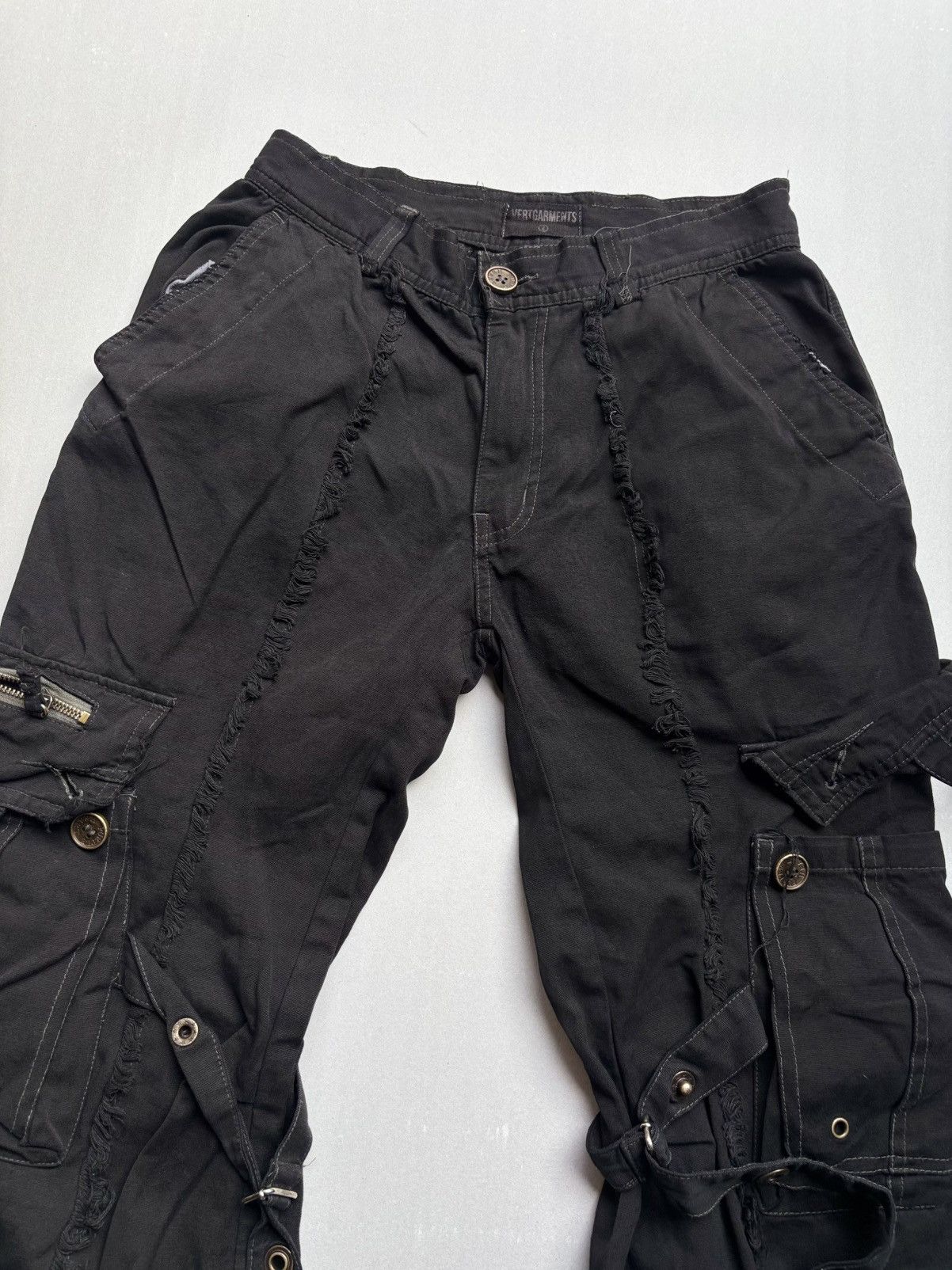 Japanese Brand VERTGARMENTS bondage cargo pants Size US 26 / EU 42 - 2 Thumbnail