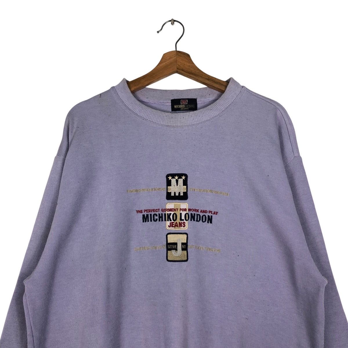 Japanese Brand × Vintage Vtg Sweatshirt Crewneck Michiko London Jean Embroidered Big Size US M / EU 48-50 / 2 - 4 Thumbnail