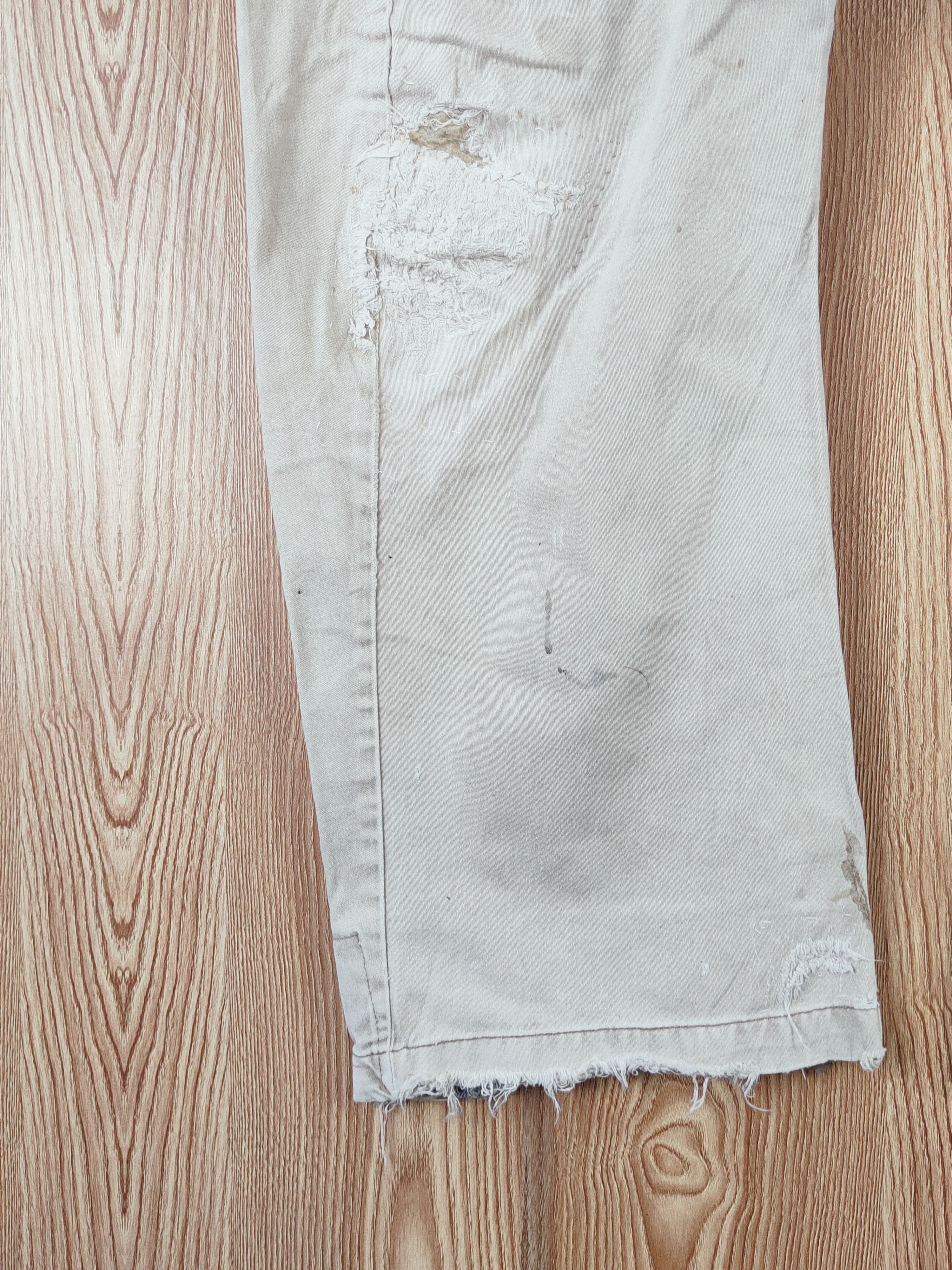 Japanese Brand Evenriver Gray Faded Multipocket Tactical Cargo Pants #W086 Size US 35 - 5 Thumbnail