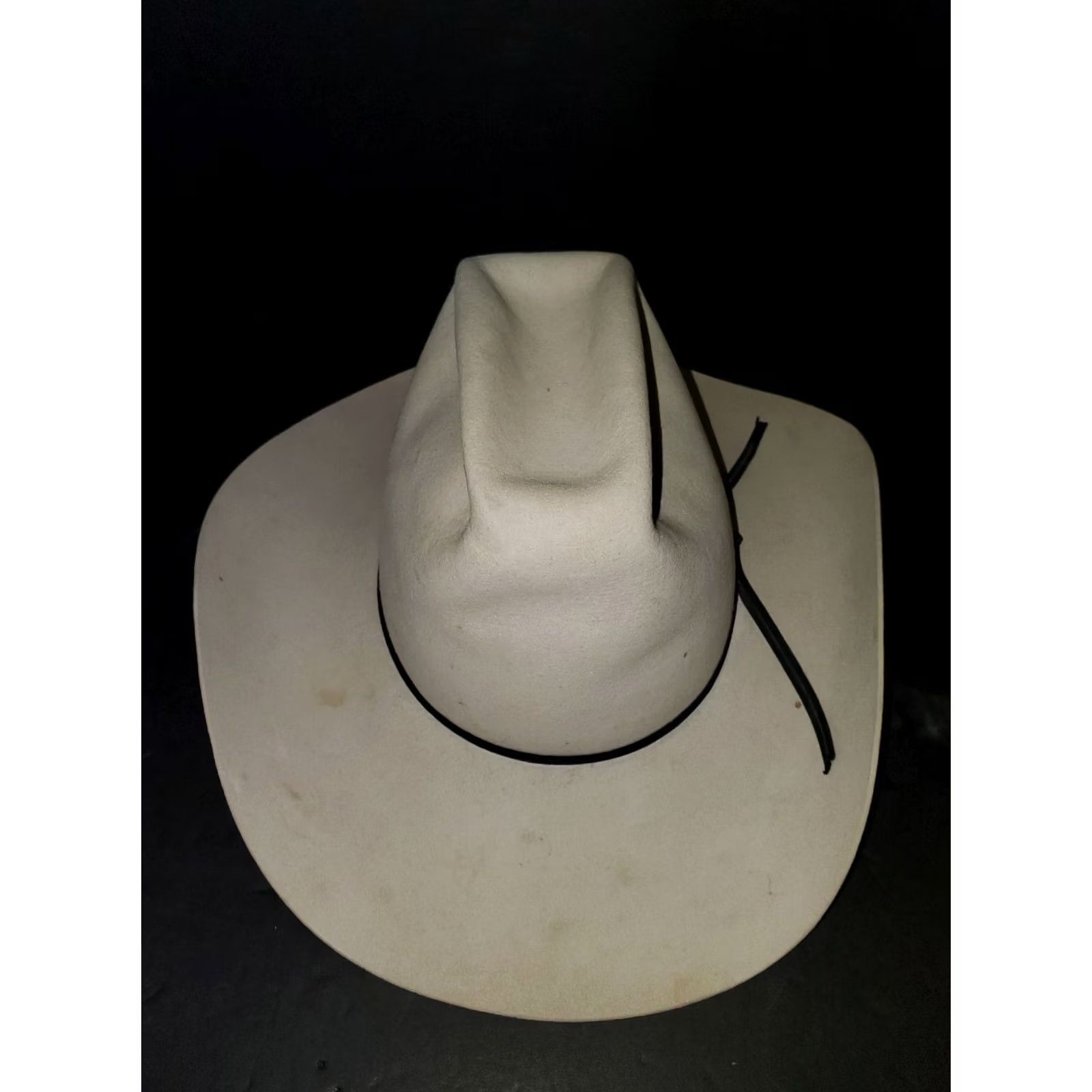Stetson VINTAGE John B Stetson 7x Beaver Classic Silverbelly Cowboy Western Hat Sz 6 7/8 Size ONE SIZE - 2 Thumbnail