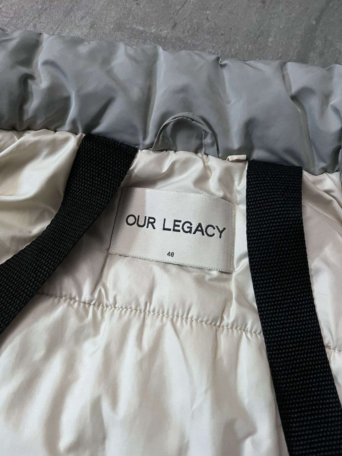 Our Legacy Our Legacy Silver Bullet puffer funnel jacket grey Size US M / EU 48-50 / 2 - 22 Thumbnail