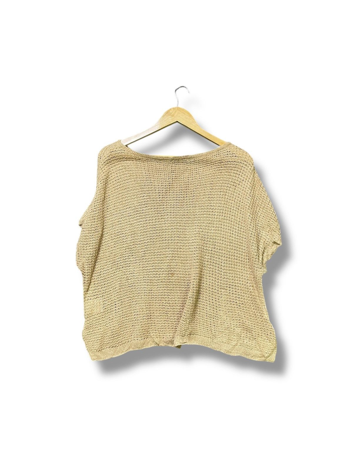 Designer × Japanese Brand × Vintage INED x Japanese Brand Knitted Short Sleeves(43) Size M / US 6-8 / IT 42-44 - 2 Thumbnail