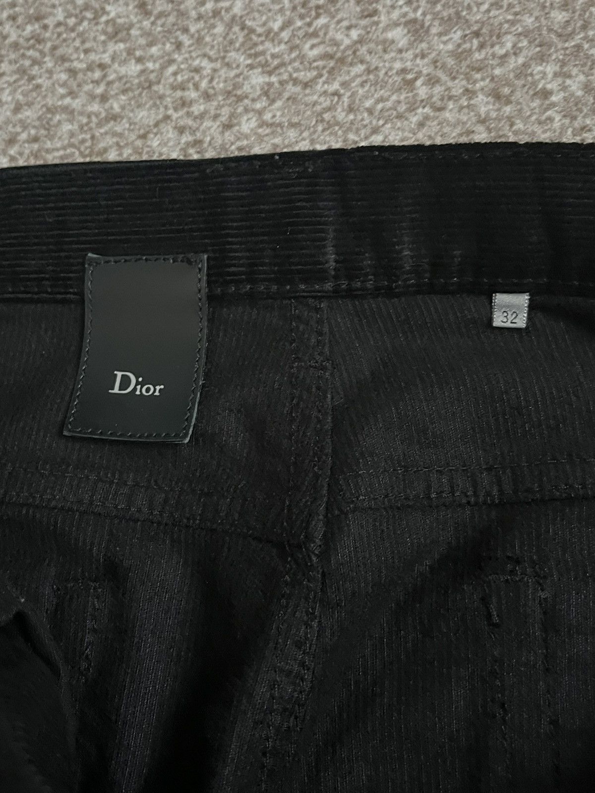 Dior Dior Homme AW07 waxed corduroy jeans Size US 33 - 7 Thumbnail