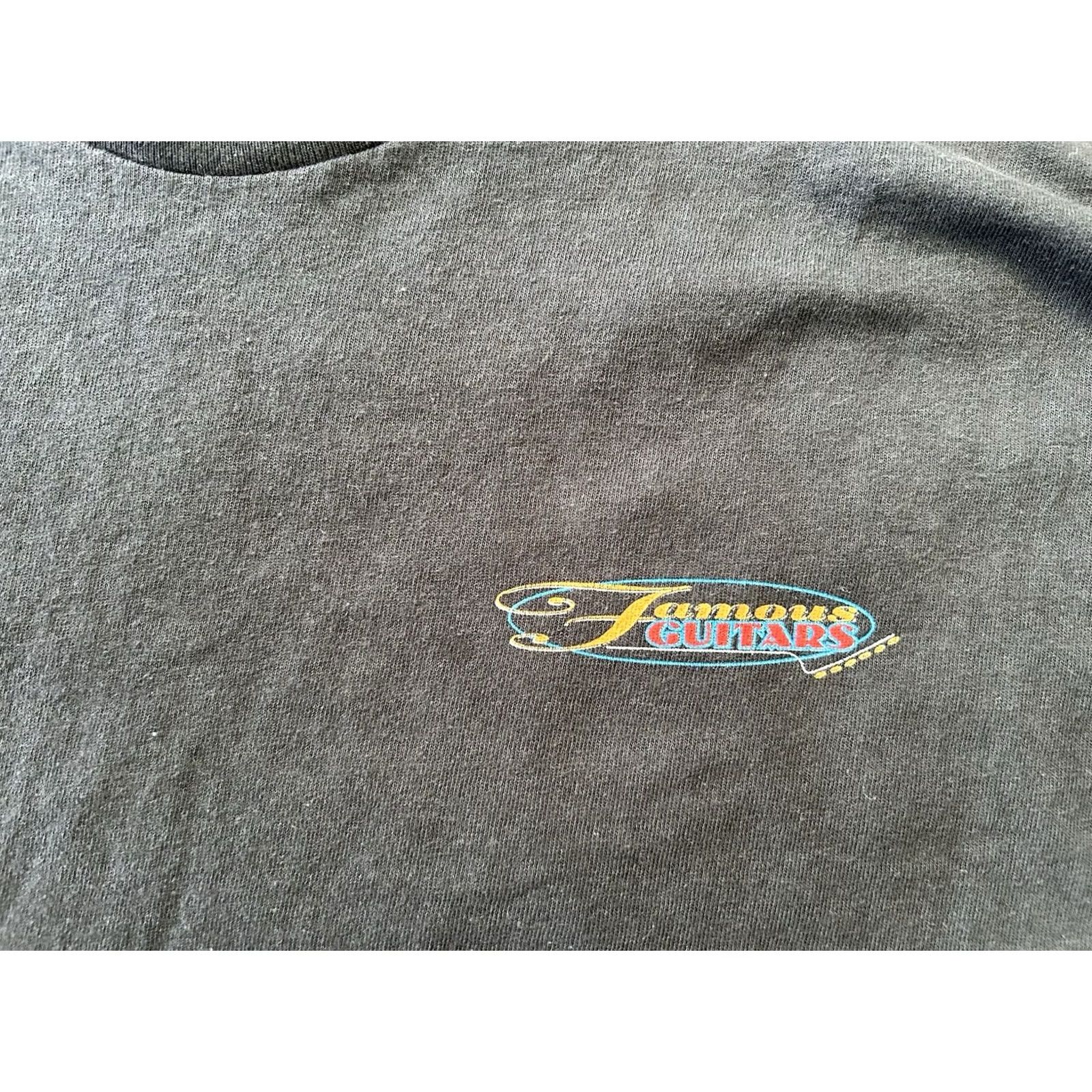 Doublet VINTAGE Band T-Shirt 2XL Black Short Sleeve Crew Neck Double-Sided Graphic 90s Nirvana Jimi Hendrix Prince Jimmy Page Gildan Heavy Cotton Mens Size US XXL / EU 58 / 5 - 4 Thumbnail