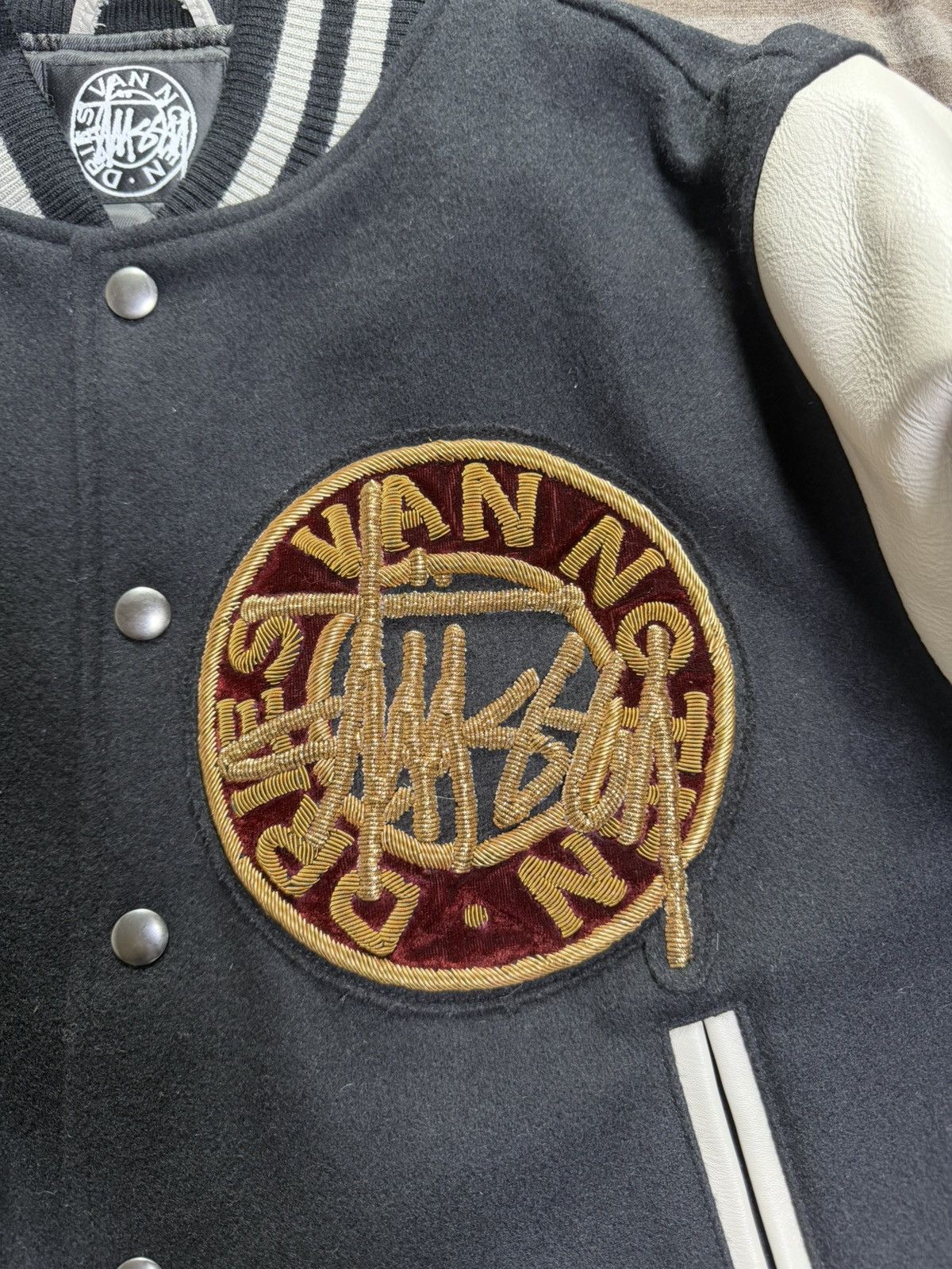 Dries Van Noten × Stussy Stussy x Dries Van Noten Varsity Jacket Black Size US S / EU 44-46 / 1 - 5 Thumbnail