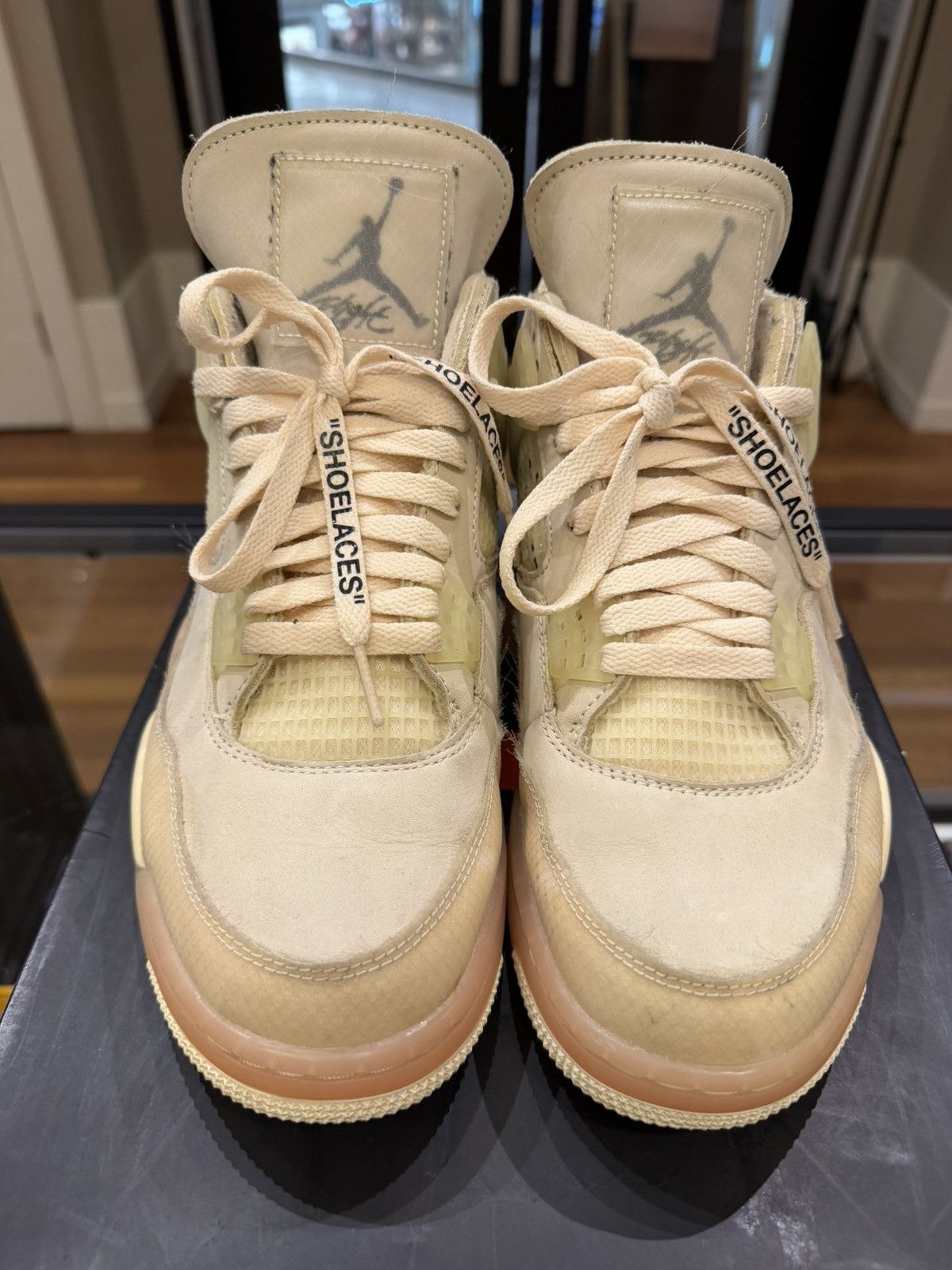 Jordan Brand Jordan 4 Retro ‘Off-White Sail’ Size US 10.5 / EU 43-44 - 4 Thumbnail