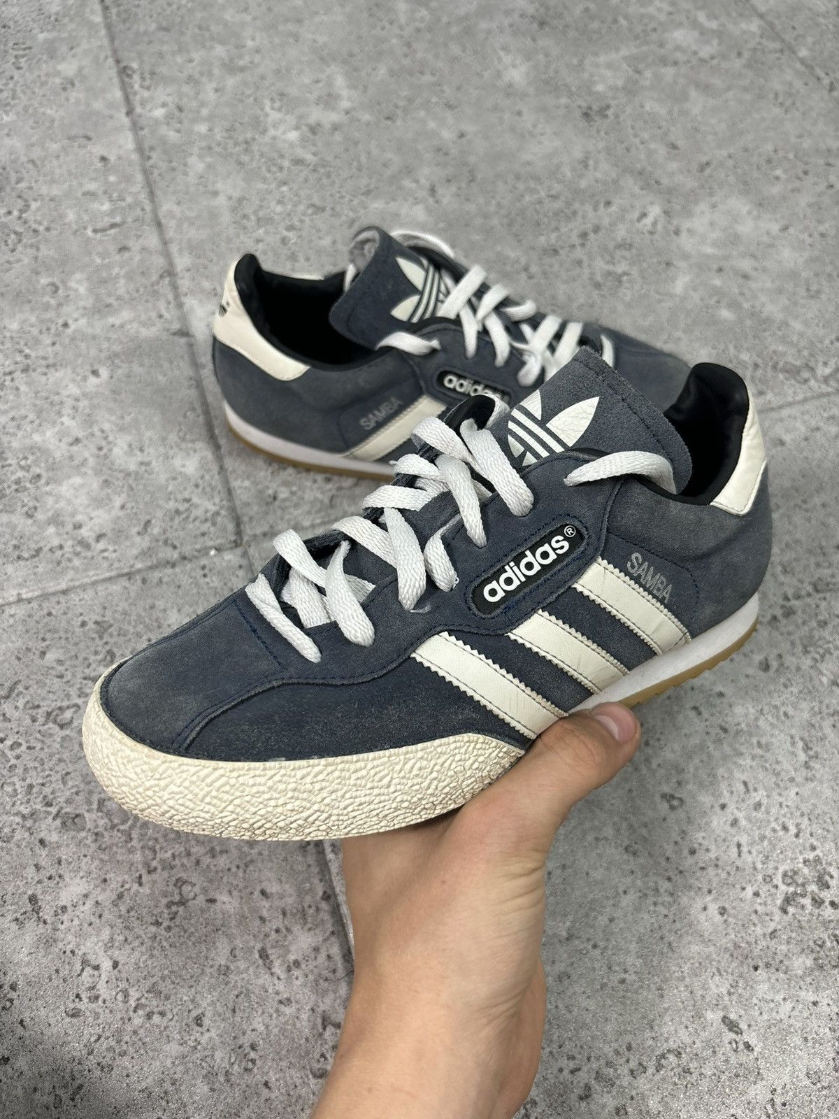 Adidas × Vintage 2000s Vintage Adidas Trainers Samba Suede Aestethic Size US 7 / IT 37 - 3 Thumbnail