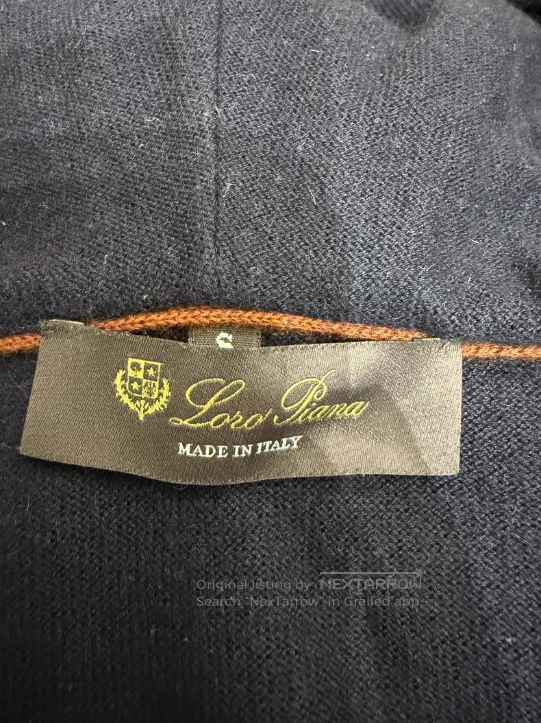 Loro Piana Loro Piana Men's Hooded Zip-up Knit Jacket Size US S / EU 44-46 / 1 - 3 Thumbnail