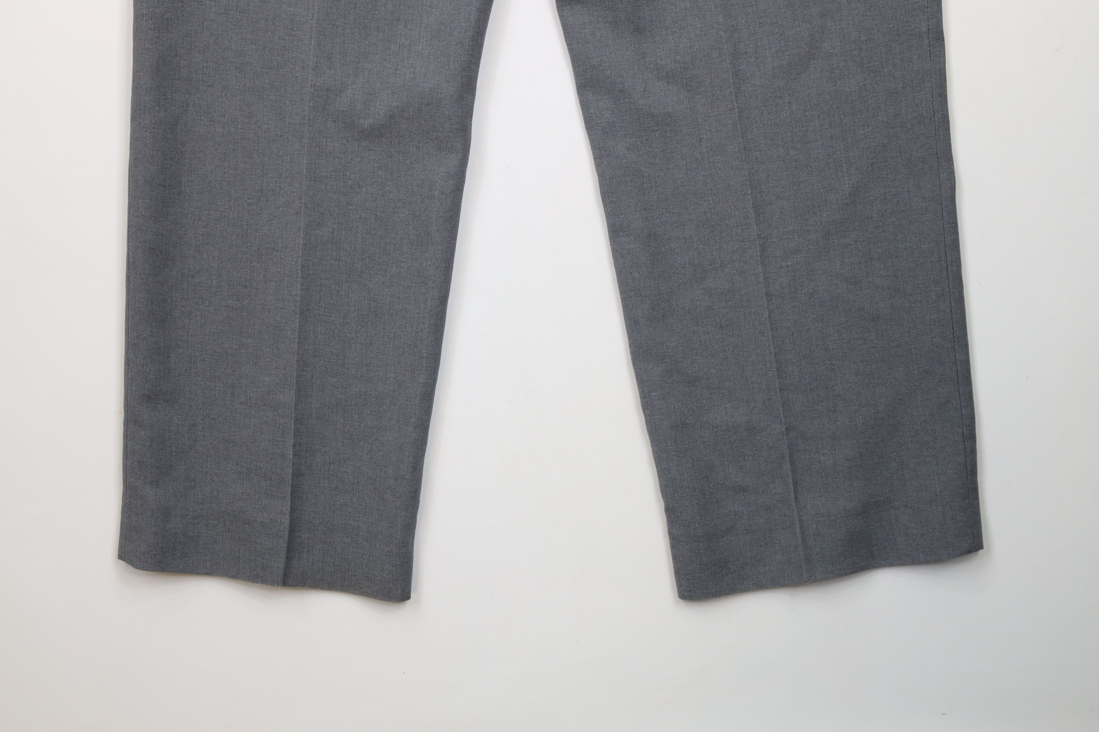 Vintage Vintage 70s Streetwear Wool Blend Wide Leg Chino Pants Gray Size US 34 / EU 50 - 14 Thumbnail